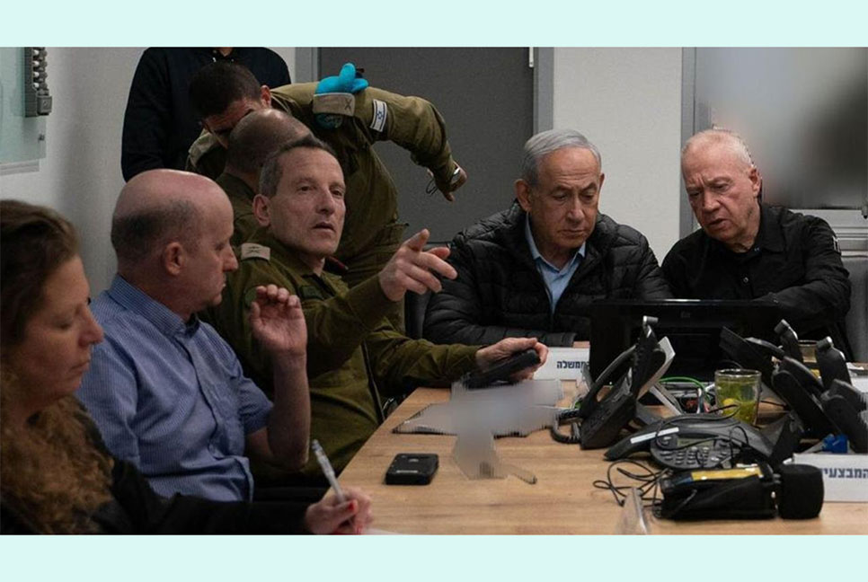 বাংকারে বসে ইরানে হামলা পর্যবেক্ষণ করেন নেতানিয়াহু