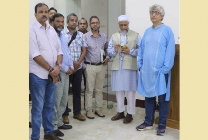 বাউবি ক্যাম্পাস পরিদর্শনে ইউজিসি প্রতিনিধি দল
