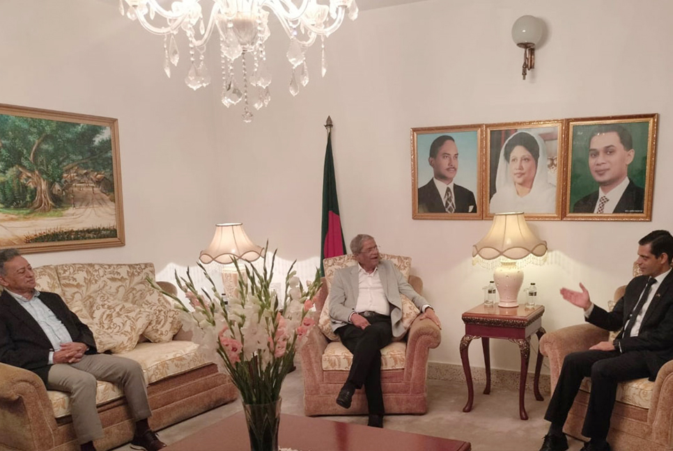 বিএনপির সঙ্গে বৈঠকে নেপালের রাষ্ট্রদূত