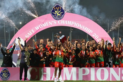 শনিবার চ্যাম্পিয়ন সাবিনাদের সংবর্ধনা দেবেন প্রধান উপদেষ্টা