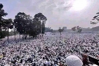তিলধারণের ঠাঁই নেই ইসলামি মহাসম্মেলনে 