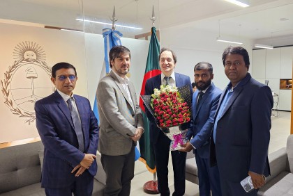 আর্জেন্টিনার রাষ্ট্রদূতের সঙ্গে আইইবিএ’র সৌজন্য সাক্ষাৎ

