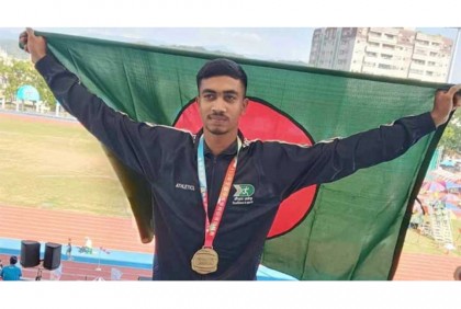 তাইওয়ানে স্বর্ণ জিতলেন বিকেএসপির তামিম