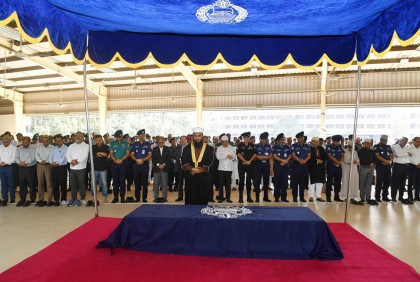 অ্যাডিশনাল ডিআইজি জোবায়দুর রহমানের জানাজা সম্পন্ন