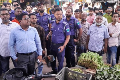 বিশ্বনাথে অবৈধ স্থাপনা উচ্ছেদে অভিযান  