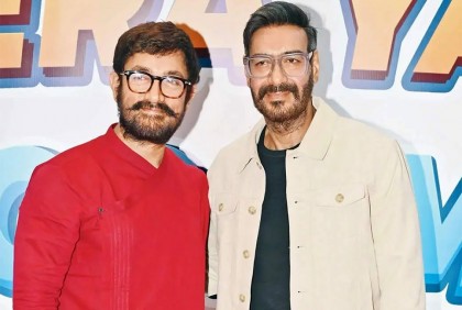 দুই দশক পর জুটি বাঁধতে চলেছেন আমির-অজয়?