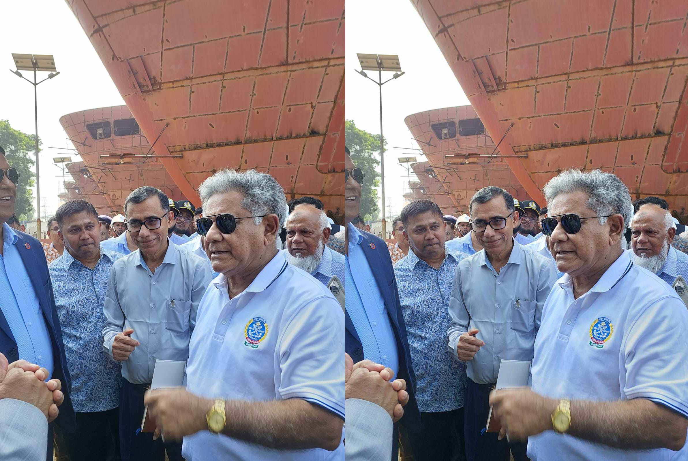 জাহাজ নির্মাণ শিল্পে নিয়োজিত শ্রমিকদের উন্নত কর্মপরিবেশ নিশ্চিতের আহ্বান নৌ উপদেষ্টার

