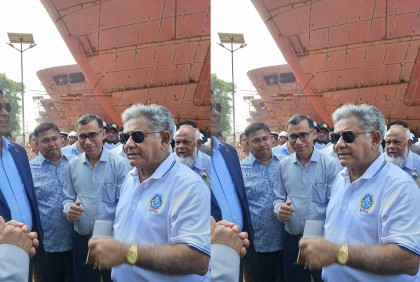 জাহাজ নির্মাণ শিল্পে নিয়োজিত শ্রমিকদের উন্নত কর্মপরিবেশ নিশ্চিতের আহ্বান নৌ উপদেষ্টার

