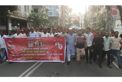 মিরপুরে ডেঙ্গু সচেতনতা লিফলেট বিতরণ বিএনপির