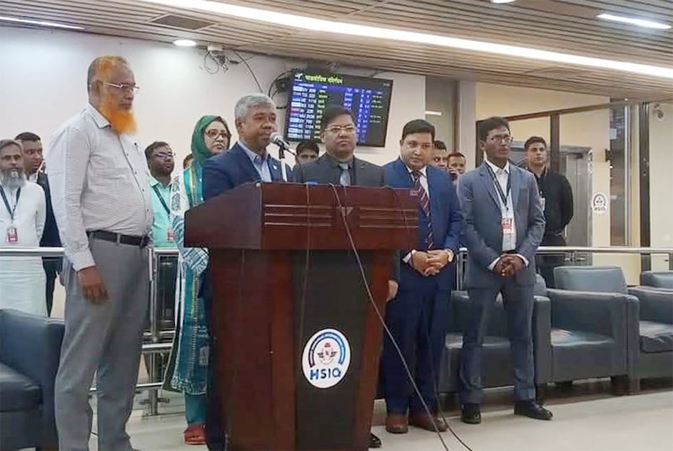 শাহজালাল বিমানবন্দরে কাস্টমস হেল্প ডেস্ক চালু

