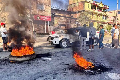 কারফিউ জারির পরও শান্ত হয়নি মণিপুর