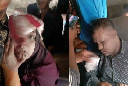 মহাখালীতে অবরোধ: শিক্ষার্থীদের বিরুদ্ধে ট্রেনে ইট ছোড়ার অভিযোগ, শিশুসহ অনেকে রক্তাক্ত 

