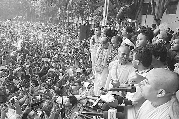 সনাতন জাগরণ মঞ্চের সমাবেশে আট দাবি
