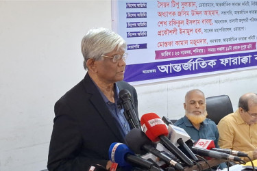 ফারাক্কা বিষয়ে সরকার শক্ত অবস্থানে, ন্যায্য পানি দিতে হবে: অর্থ উপদেষ্টা