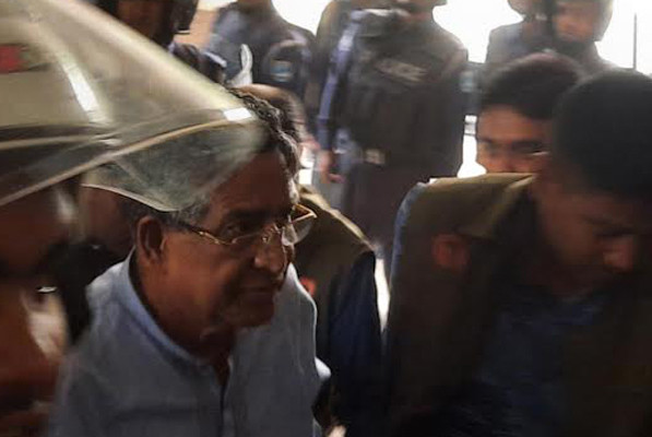 সাবেক মন্ত্রী আব্দুর রাজ্জাক রিমান্ড শেষে কারাগারে