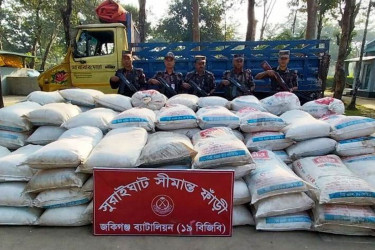 ভারত থেকে ফেরার পথে আটক ২, অর্ধ কোটি টাকার পণ্য জব্দ