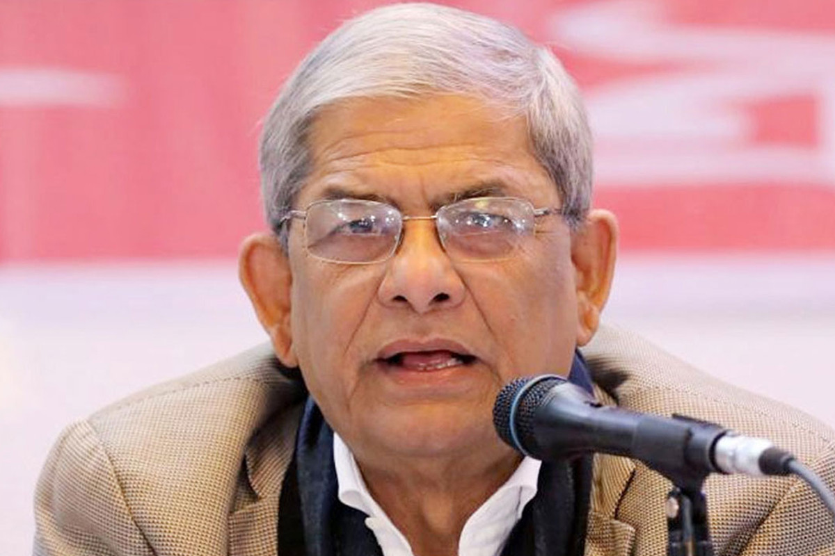 এই সরকার ব্যর্থ হলে দেশ ব্যর্থ হবে : মির্জা ফখরুল