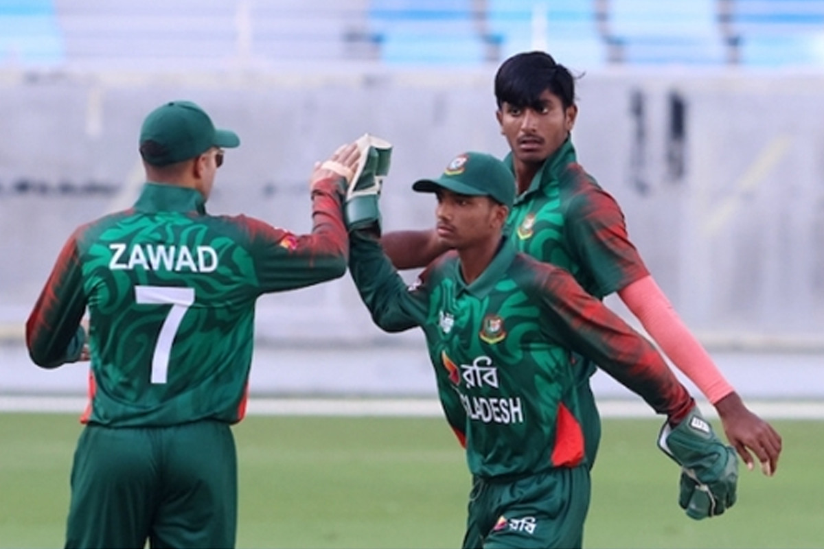 শেষ ওভারের নাটকীয়তায় হেরে গ্রুপ রানার্সআপ টাইগার যুবারা