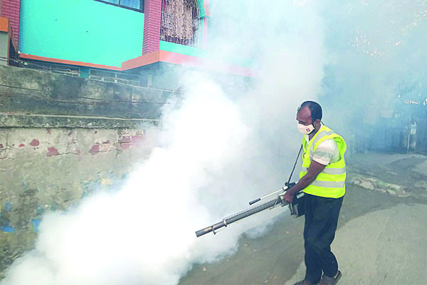 মশার কামড়ে অতিষ্ঠ নগরবাসী
