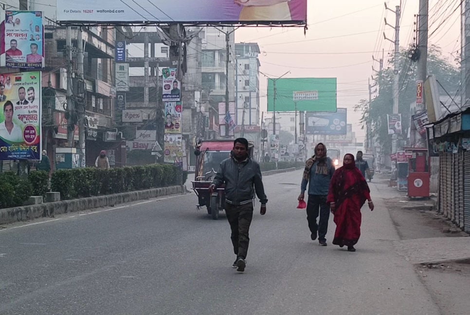 চুয়াডাঙ্গায় দুই দিন ধরে চলছে মৃদু শৈত্যপ্রবাহ