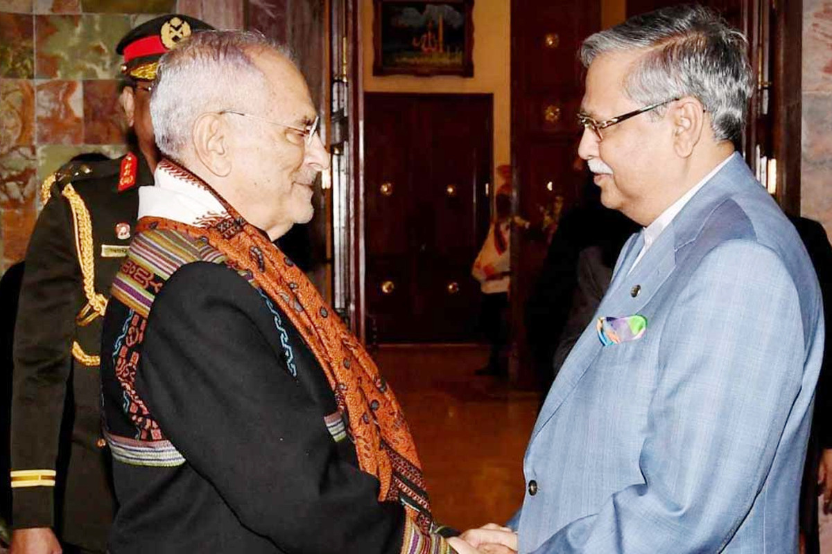রাষ্ট্রপতির সঙ্গে পূর্ব তিমুরের প্রেসিডেন্টের সৌজন্য সাক্ষাৎ