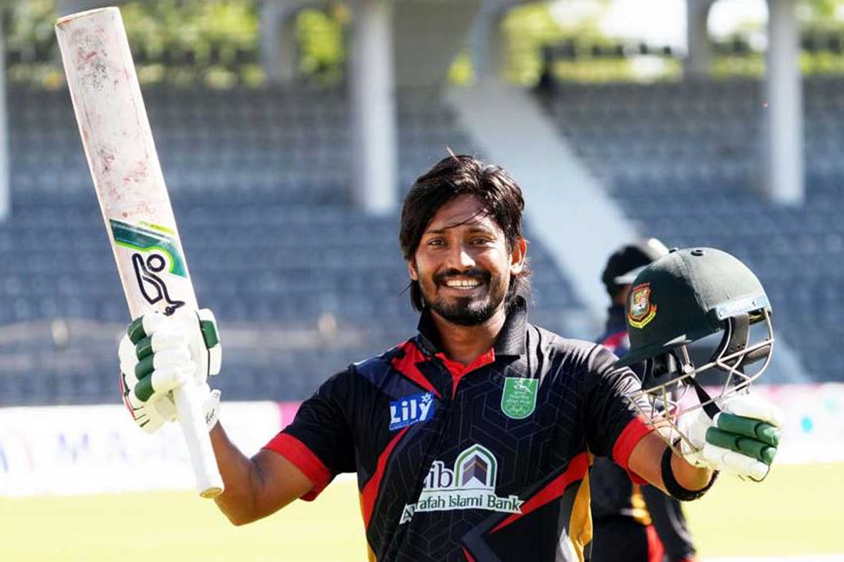 ১১ বছর পর সেই সিলেটেই সেঞ্চুরি পেলেন এনামুল