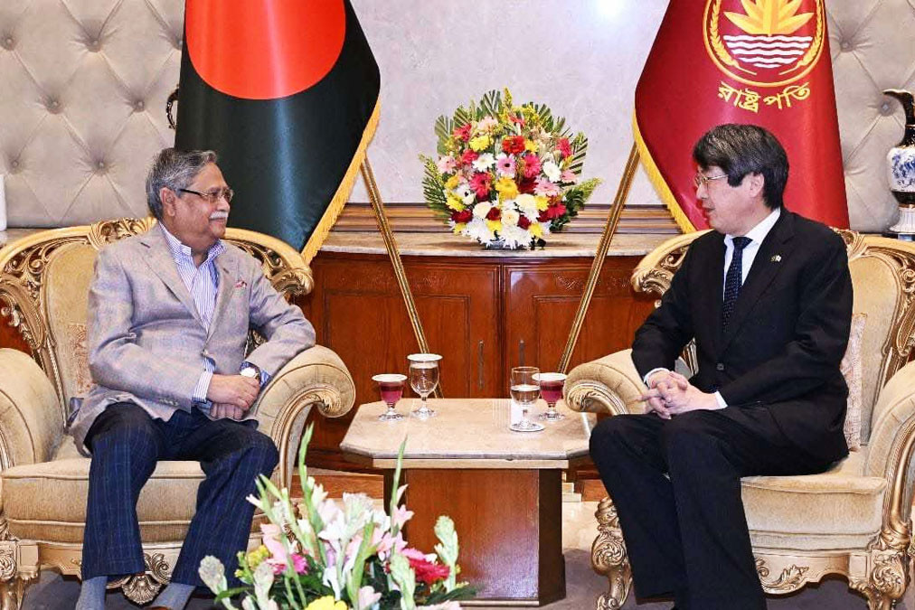 রাষ্ট্রপতির সঙ্গে জাপানের রাষ্ট্রদূতের বিদায়ী সাক্ষাৎ
