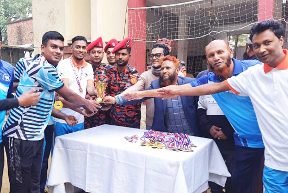 কুলাউড়ায় বিজয় দিবস উপলক্ষে ফায়ার সার্ভিসের প্রতিযোগিতা