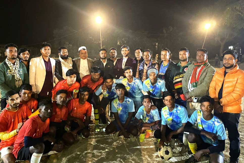 নিকলীতে আরাফাত রহমান কোকো স্মৃতি ফুটবল টুর্নামেন্ট