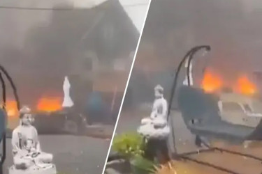 ব্রাজিলে দোকানের উপর ভেঙে পড়ল উড়োজাহাজ, নিহত ১০