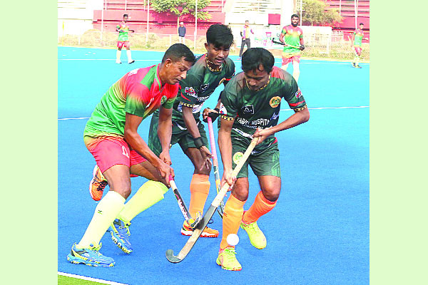 বিজয় দিবস হকিতে সেনাবাহিনী বিকেএসপির জয়