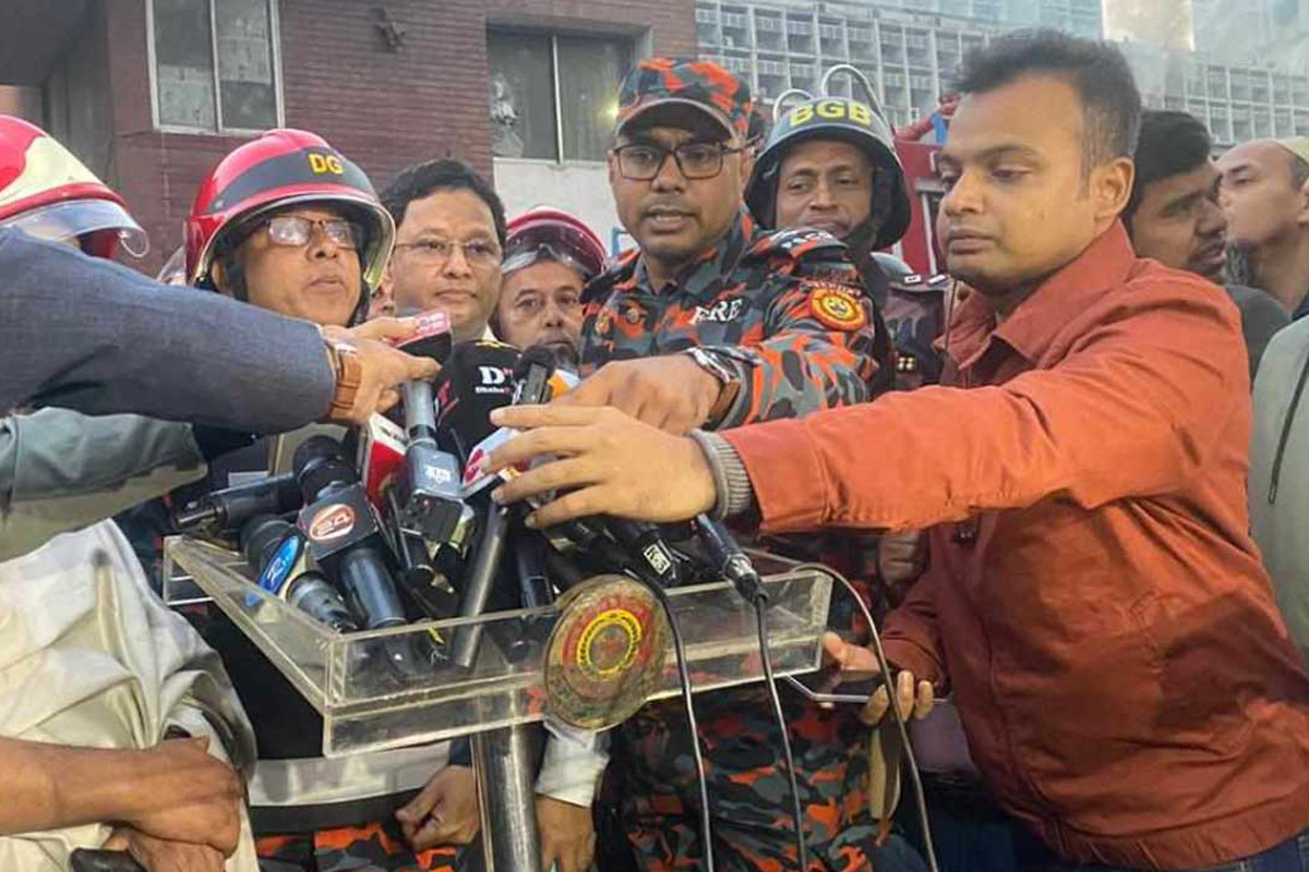 আগুনের সূত্রপাত কীভাবে তা নিশ্চিত হওয়া যায়নি : ফায়ারের ডিজি