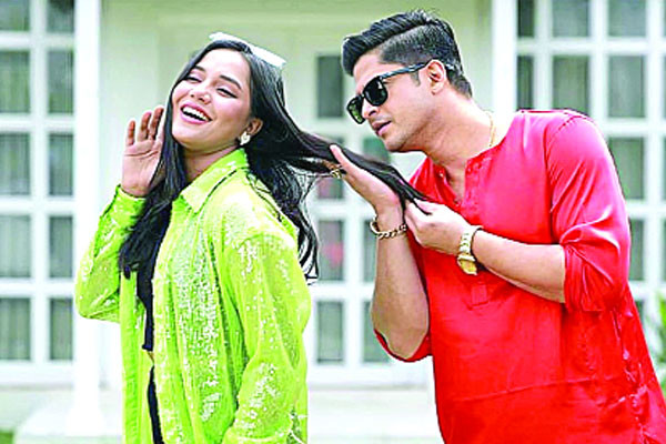 বিদেশে নিলয়-মাহির শুটিং