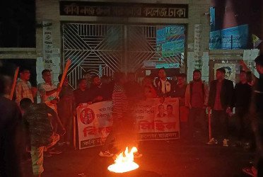 ছাত্রদলের পদবঞ্চিতদের বিক্ষোভ মিছিল, ককটেল বিস্ফোরণে আহত ১