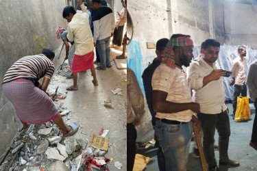 কামরাঙ্গীরচরে তিতাস গ্যাসের অবৈধ লাইন উচ্ছেদে আকস্মিক অভিযান