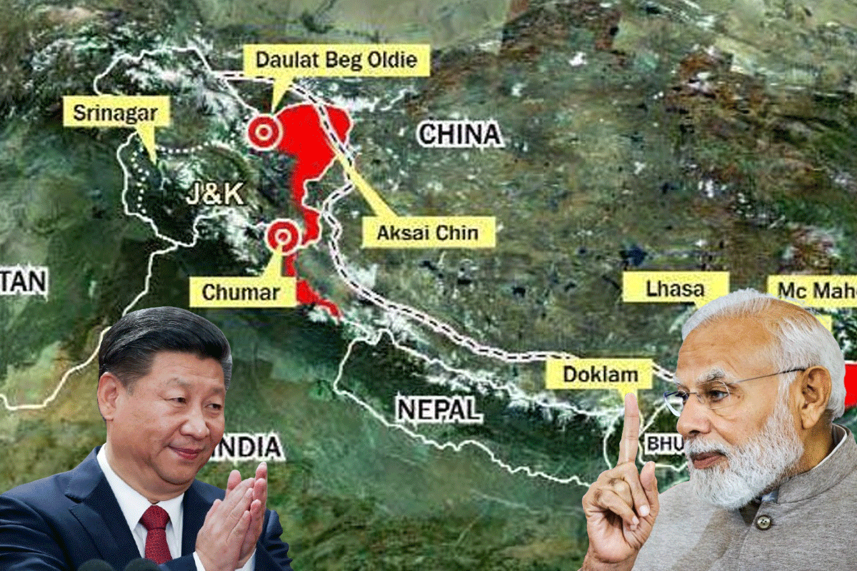 লাদাখের অংশ চীনা মানচিত্রে, রাগে ফুঁসছে ভারত