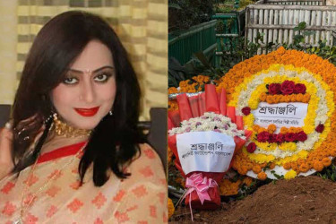 বনানী কবরস্থানে সমাহিত অভিনেত্রী অঞ্জনা