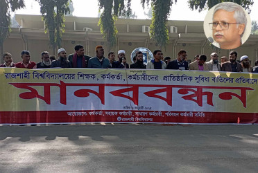 কোটা ইস্যূতে চরম বিপাকে রাবি উপাচার্য