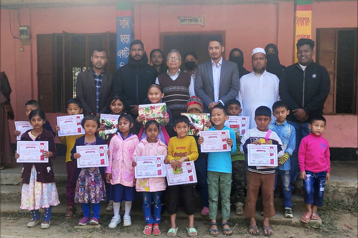 কাউখালীতে শুভসংঘের চিত্রাঙ্কন প্রতিযোগিতা