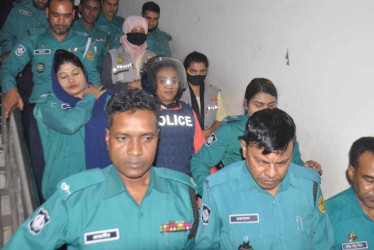 নিষিদ্ধ সংগঠনের নেত্রী নিশি রিমান্ড শেষে কারাগারে