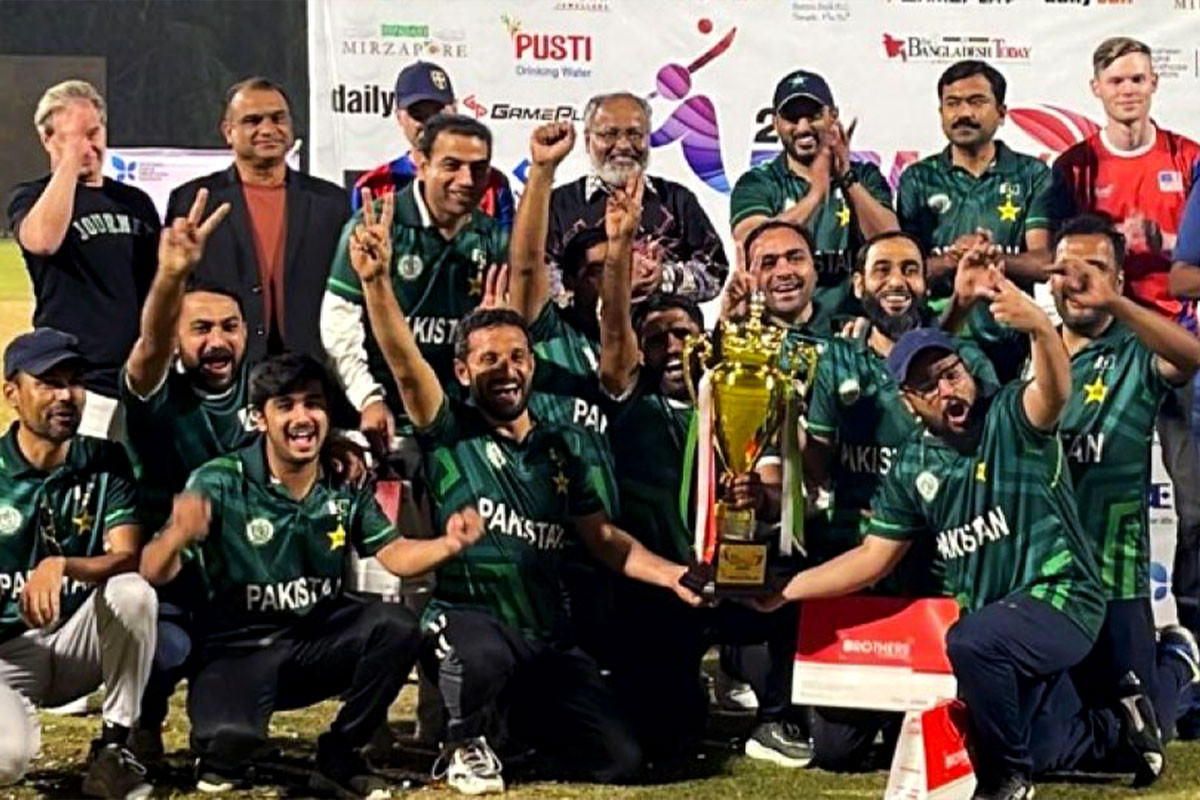 এম্বাসি ক্রিকেট কার্নিভালের চ্যাম্পিয়ন পাকিস্তান
