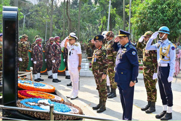 সশস্ত্র বাহিনীতে যথাযথ মর্যাদায় পালিত ‘জাতীয় শহীদ সেনা দিবস’