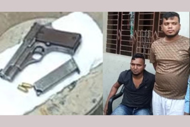 নারায়ণগঞ্জে অস্ত্রসহ দুই সহোদর গ্রেফতার