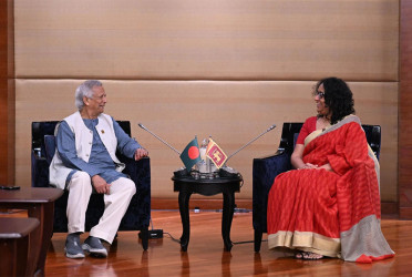 প্রধান উপদেষ্টার সঙ্গে শ্রীলঙ্কার প্রধানমন্ত্রীর সাক্ষাৎ
