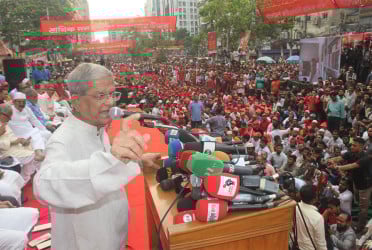 দেশের স্বার্থের বিরুদ্ধে যায় এমন চুক্তি না করার আহ্বান মির্জা ফখরুলের