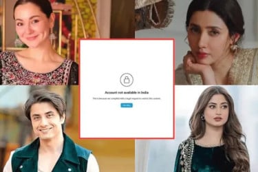 পাকিস্তানি তারকাদের ইনস্টাগ্রামে ভারতীয়দের প্রবেশ নিষেধ!