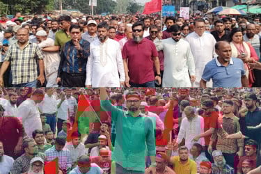 নয়াপল্টনে মে দিবসের সমাবেশে বিএনপির শোডাউন