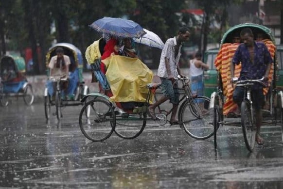১৮ অঞ্চলে ঝড়ো হাওয়া ও বজ্রসহ বৃষ্টির সম্ভাবনা