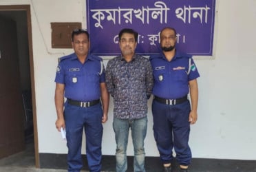 কুমারখালীতে নাশকতার মামলায় যুবলীগ নেতা গ্রেফতার