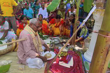 বট পাকুড়ের বিয়ে হলো মহাধুমধামে